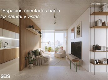 PARQUE RODO Venta Apartamento 1 Dormitorio Piso 4 a metros de la Rambla, con amplias terrazas, finas terminaciones, muy luminoso, vistas despejadas - foto 5