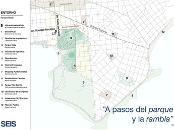 PARQUE RODO Venta Apartamento 1 Dormitorio Piso 4 a metros de la Rambla, con amplias terrazas, finas terminaciones, muy luminoso, vistas despejadas - foto 7