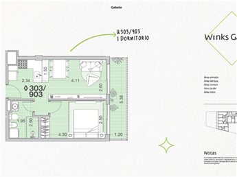 Apartamento en Palermo