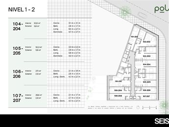 PARQUE RODO Venta Apartamento Monoambiente, terrazas, vistas despejadas, muy luminoso, finas terminaciones, AMENITIES: Barbacoa con Parrillero, Cowork, Laundry, Entrega: Diciembre 2028 - foto 5