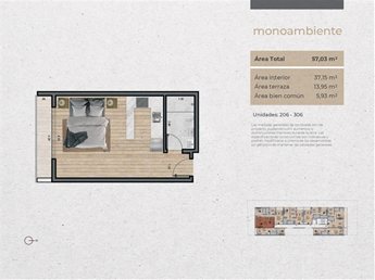 Venta Desarrollo  Apartamento Malvin   Urban Suites V  Monoambiente - foto 4