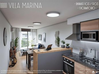 Apartamentos de 1 dormitorio a pasos de la Rambla, frente, orientación norte, obra tradicional, financiación bancaria - foto 6