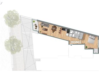 Apartamentos de 1 dormitorio a pasos de la Rambla, frente, orientación norte, obra tradicional, financiación bancaria - foto 6