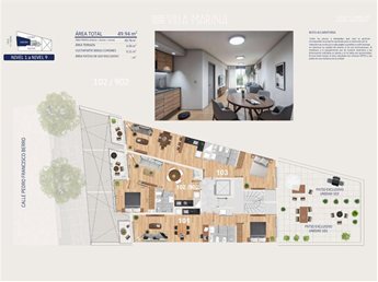 Apartamentos de 1 dormitorio a pasos de la Rambla, frente, orientación norte, obra tradicional, financiación bancaria - foto 5