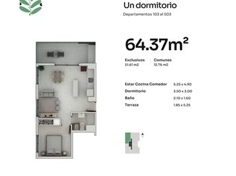 Apartamento en Punta del Este - California Park