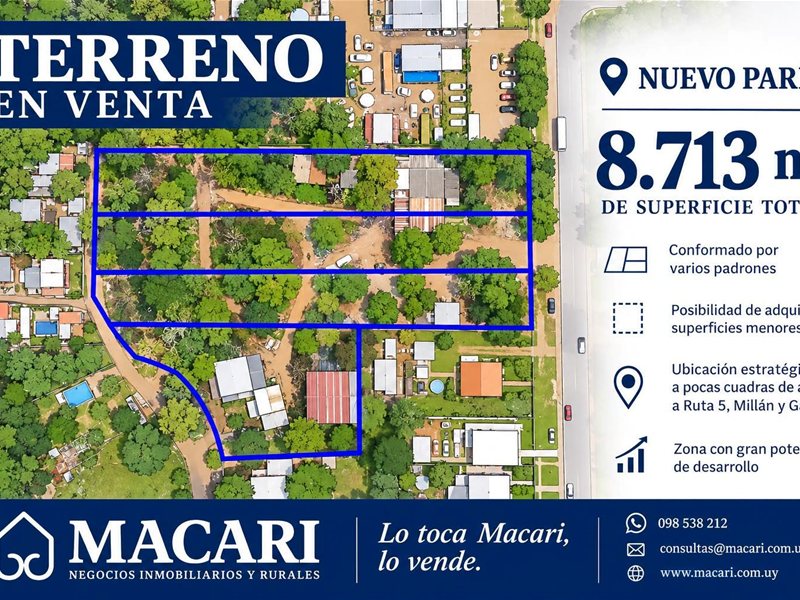TERRENOS EN VENTA | NUEVO PARÍS – MONTEVIDEO - foto 2