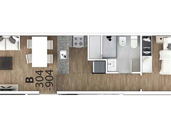 ONN Be Hache Paullier | Últimas 2 unidades | 1 dorm. con renta en Tres Cruces | Alquilado hasta abril 2027 | Desde USD 125.000 - foto 7