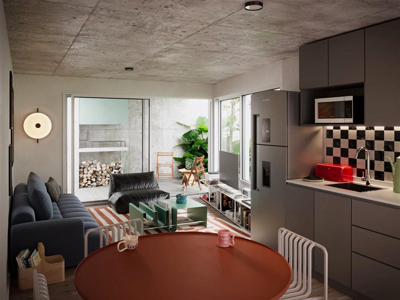 EN OBRA QUEDAN SOLO 2 EN PB DE 1 DORMITORIO OCUPA FIN DE 2027 - foto 1