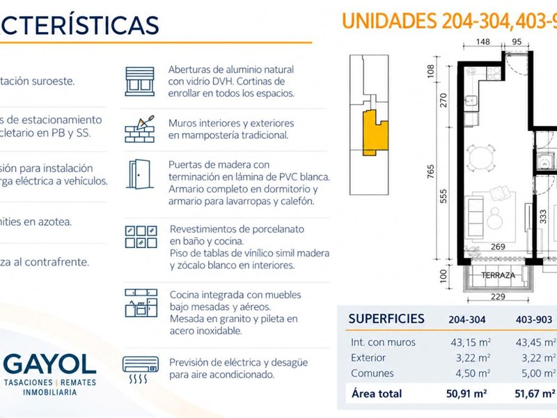 Oportunidad Inversión 1 Dormitorio con Terraza al Frente. - foto 2
