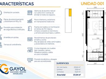 Apartamento en Cordón