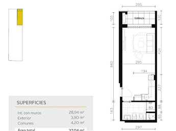 Apartamento en Cordón
