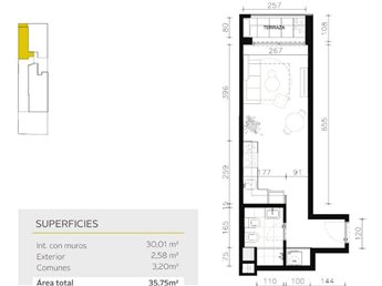 Apartamento en Cordón