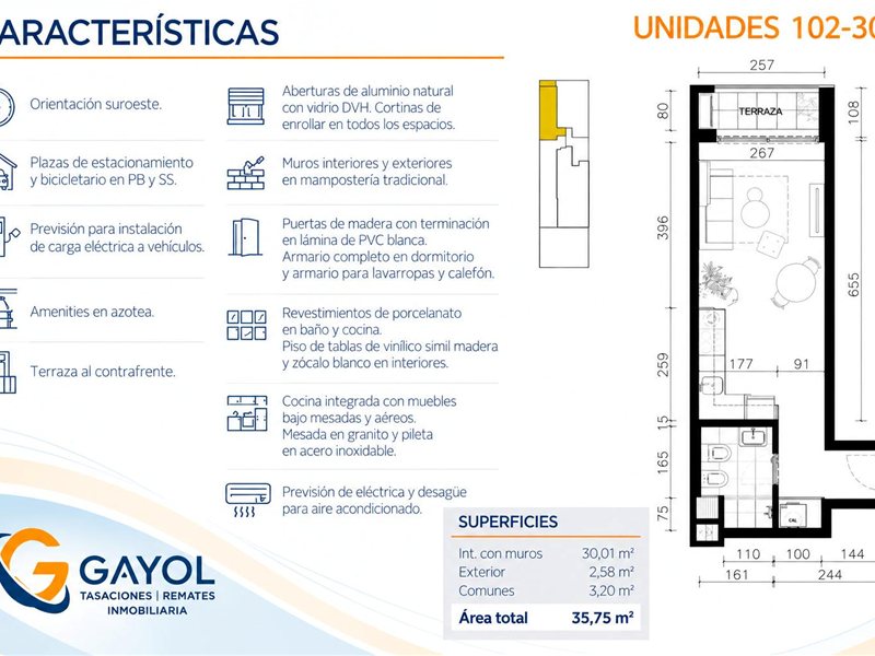 Oportunidad Inversión Monoambiente con Terraza al Frente - foto 2