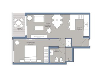 Apartamento en Pocitos
