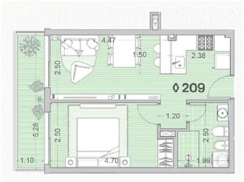 Winks Gaboto | 24 unidades en el Soho | 1 y 2 dorm. promovidos en Palermo | Desde USD 155.900 - foto 7