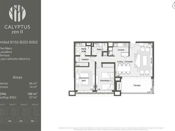 Apartamento en Carrasco Barrios con Seguridad
